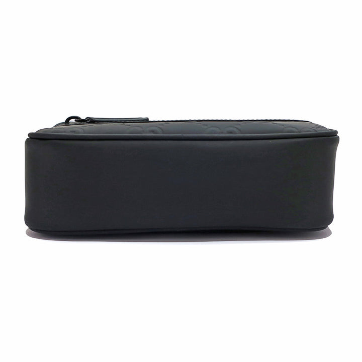 Gucci GG Laver Effect 771231 Black Crossbody