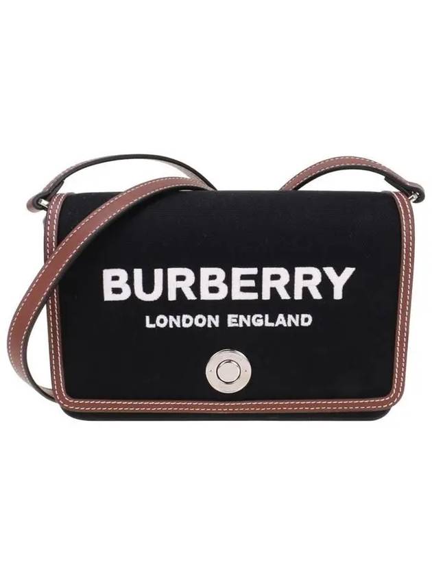 Burberry Cotton Technical Leather Cross Bag