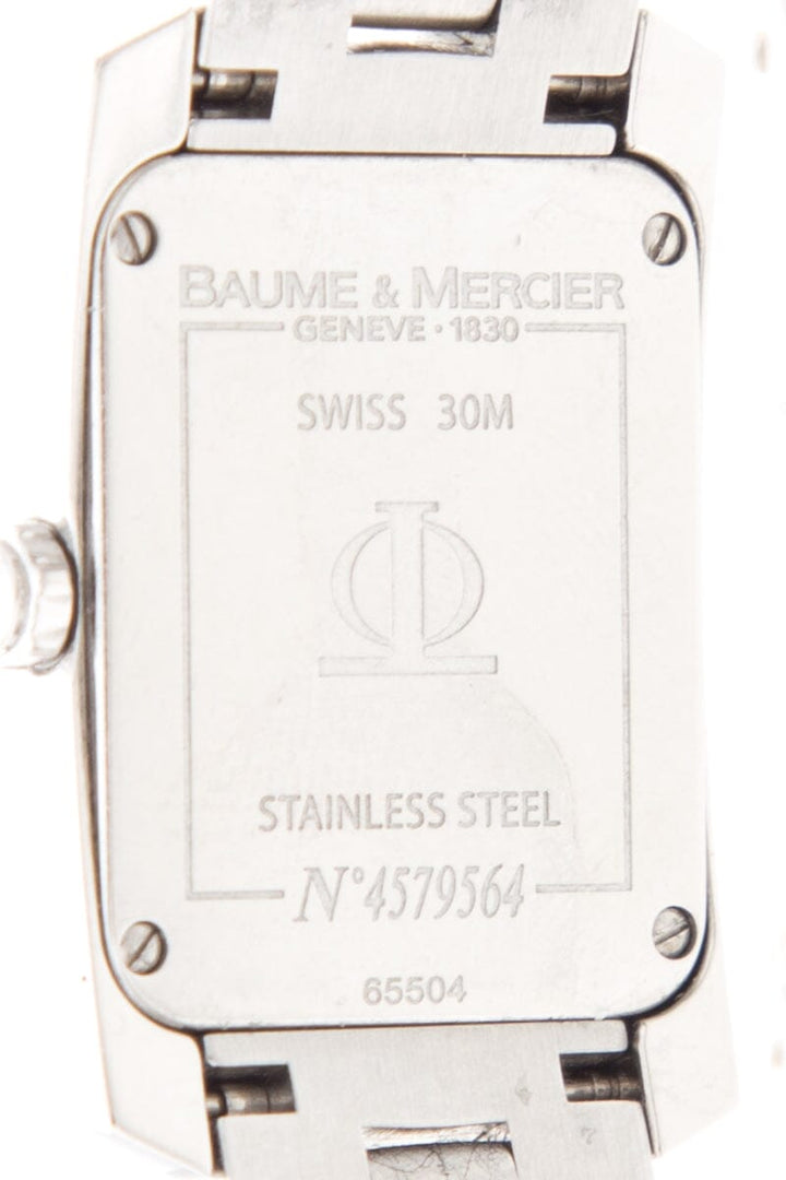 Baume & Mercier "Hampton Hills" Mother of Pearl &  Diamond Stainless Steel Watch
