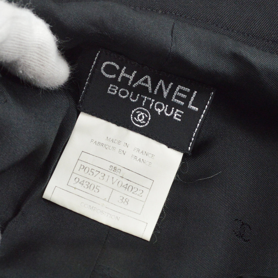 Top Quality Chanel Long Skirt Black 95A #38