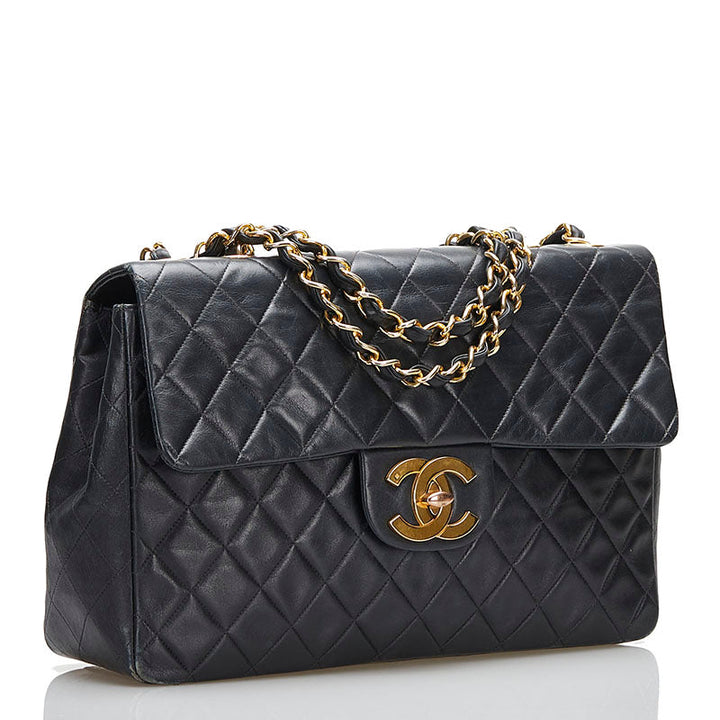 Top Quality Chanel Mattress 34  Chain houlder Bag  Bag Black Gold   CHANEL