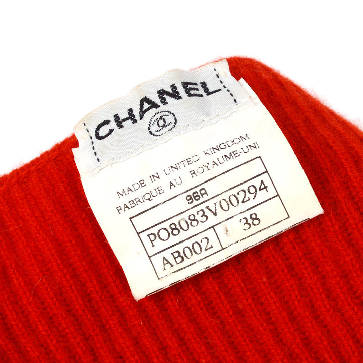 Top Quality Chanel Fall 1996 ribbed cashmere cardigan set #38