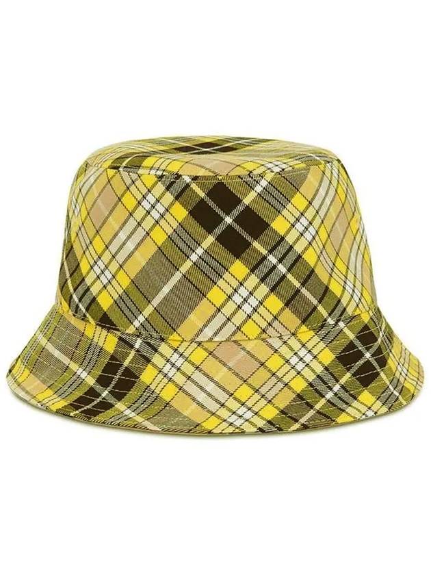Burberry Vintage Check Reversible Bucket Hat Yellow