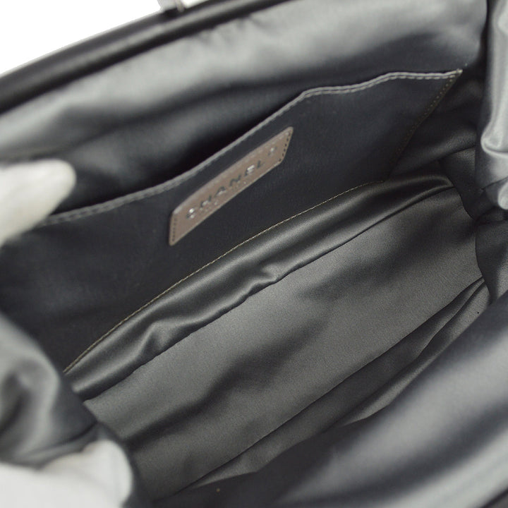 Top Quality Chanel 1989-1991 Black Pony Hair Handbag