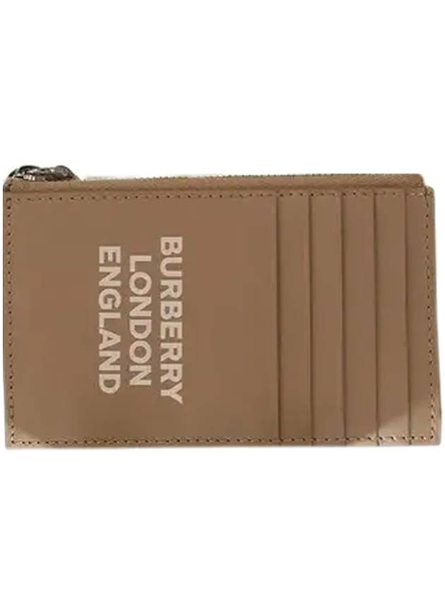 Burberry Zipper Card Wallet Brown