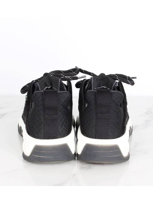 New mixed fiber quilting sneakers 36 5 235 Chanel
