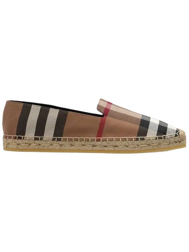 Burberry Check Espadrilles Shoes Brown