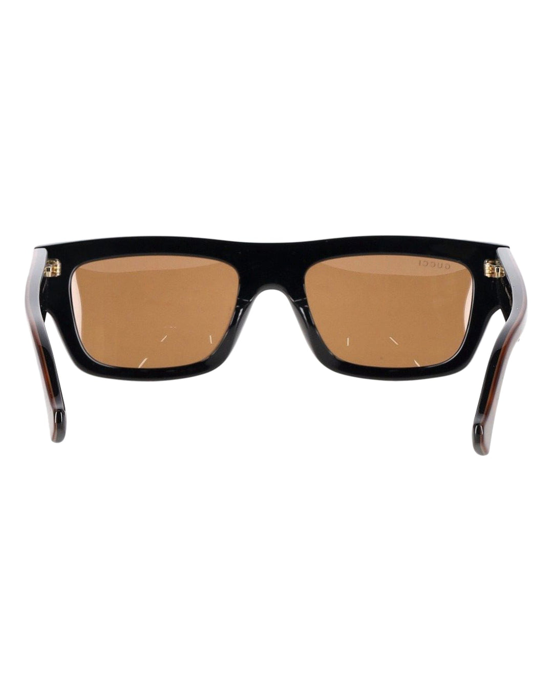 Gucci GG1301S Rectangular-Frame Sunglasses in Black Acetate