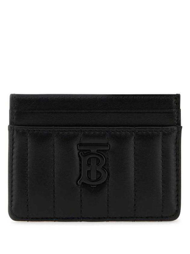 Burberry Quilted Leather Lola Card Wallet Black