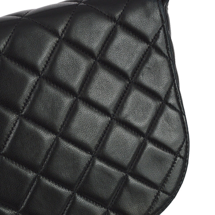 Top Quality Chanel 1991-1997 Black Lambskin Handbag