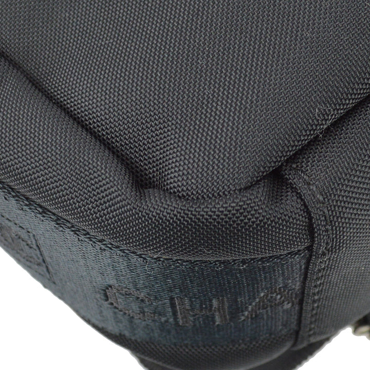 Top Quality Chanel Black Felt Sport Line Messenger Shoulder Bag