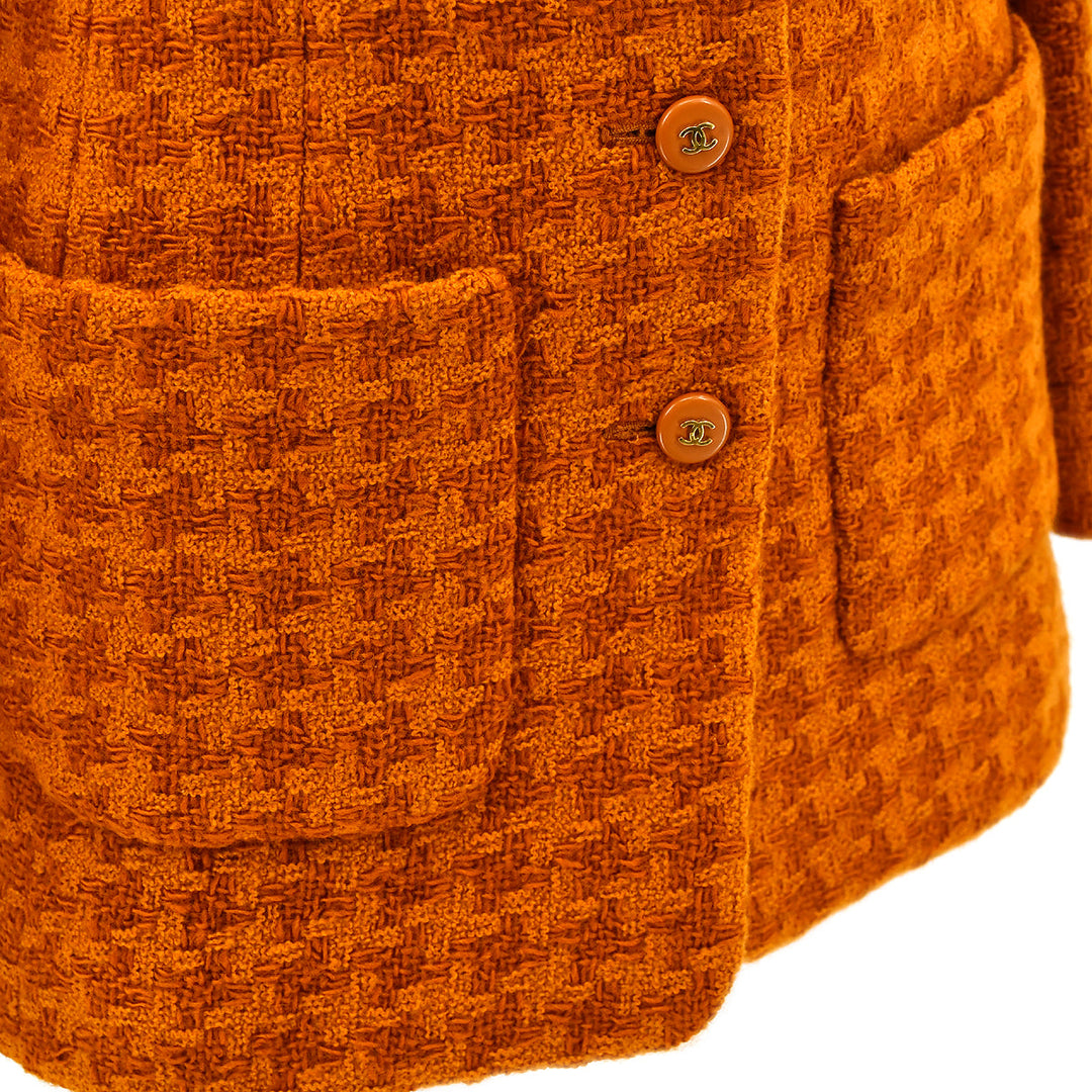 Top Quality Chanel Fall 1995 Fall CC-button tweed blazer #38