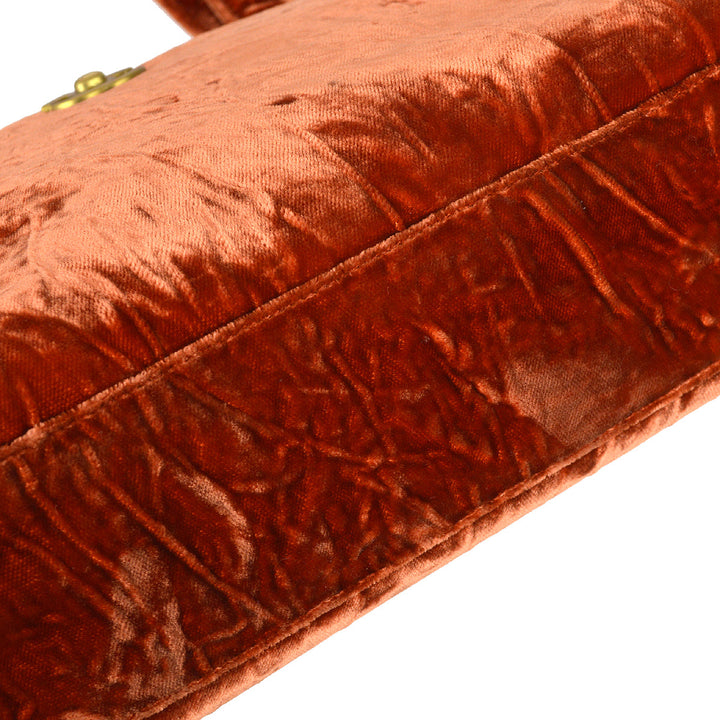 Top Quality Chanel 1997-1999 Brown Velvet Handbag