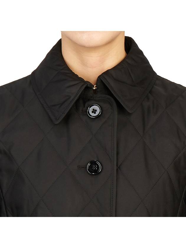 Burberry Diamond Quilted Thermoregulated Jacket Black