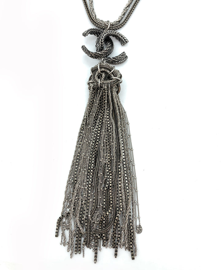 Top Quality Chanel bag 2017 Strass CC Paris-Cosmopolite Tassel Necklace