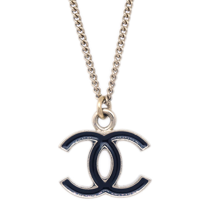 Top Quality Chanel CC Chain Necklace Pendant Gold 05V