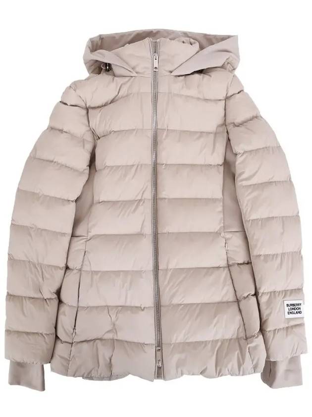Burberry Newbridge Goose Down Short Padding Ivory