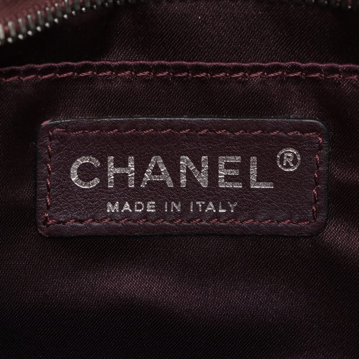 Top Quality Chanel Coco Leather  Pearson Chain Shoulder Bag Multicolor Silver  11th