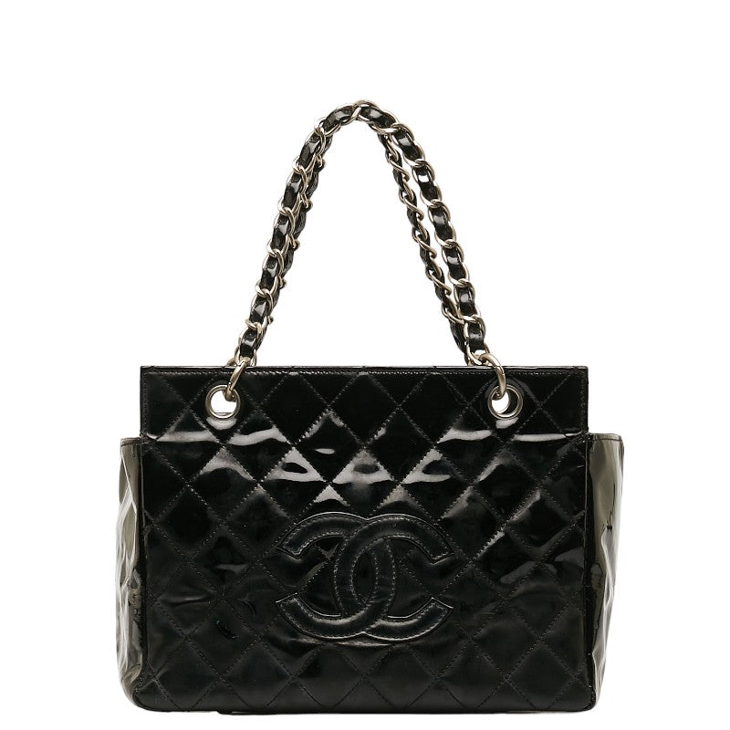 Top Quality Chanel Matrases Cocomark Chain houlder Bag Black Silver Emmeline  Chanel