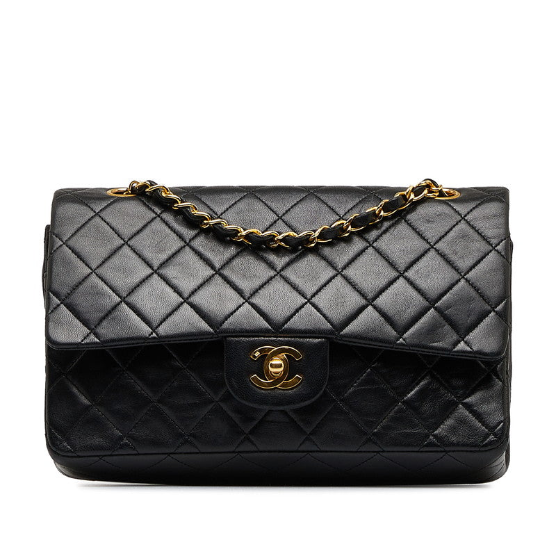 Top Quality Chanel Matrace 25 Double Flap Chain houlder Bag Black   Chanel