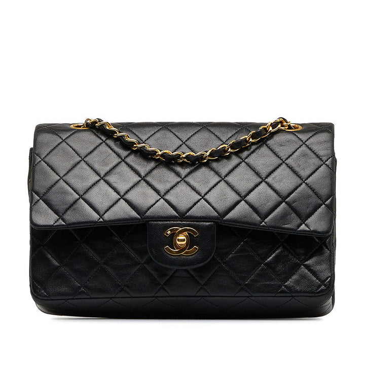 Top Quality Chanel Matrace 25 Double Flap Chain houlder Bag Black   Chanel