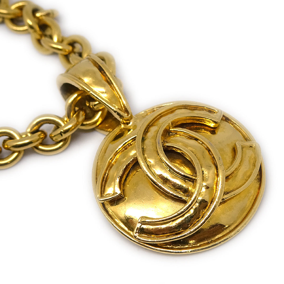 Top Quality Chanel Gold Chain Pendant Necklace 94P