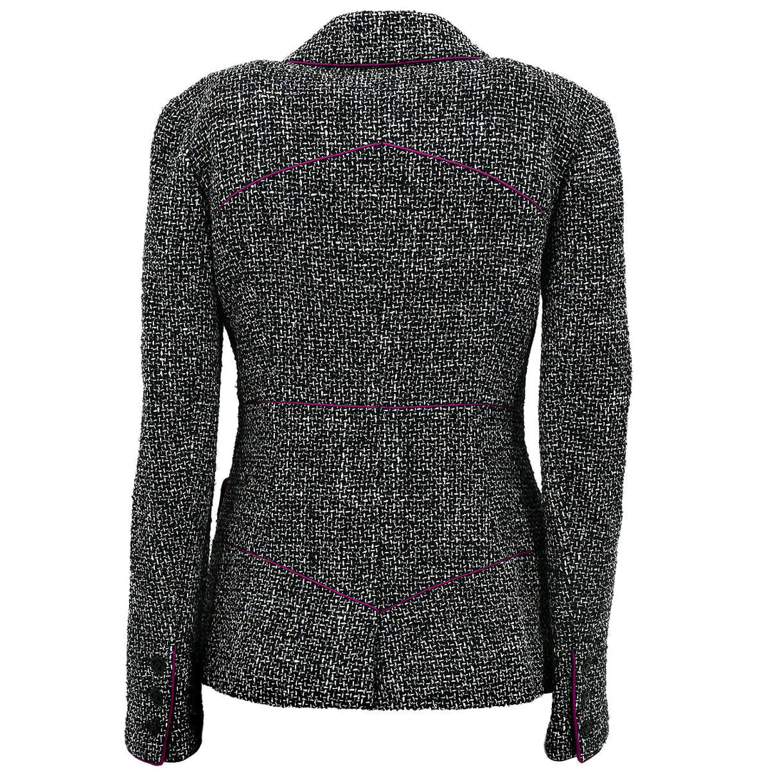 Top Quality Chanel Single Breasted Jacket Purple