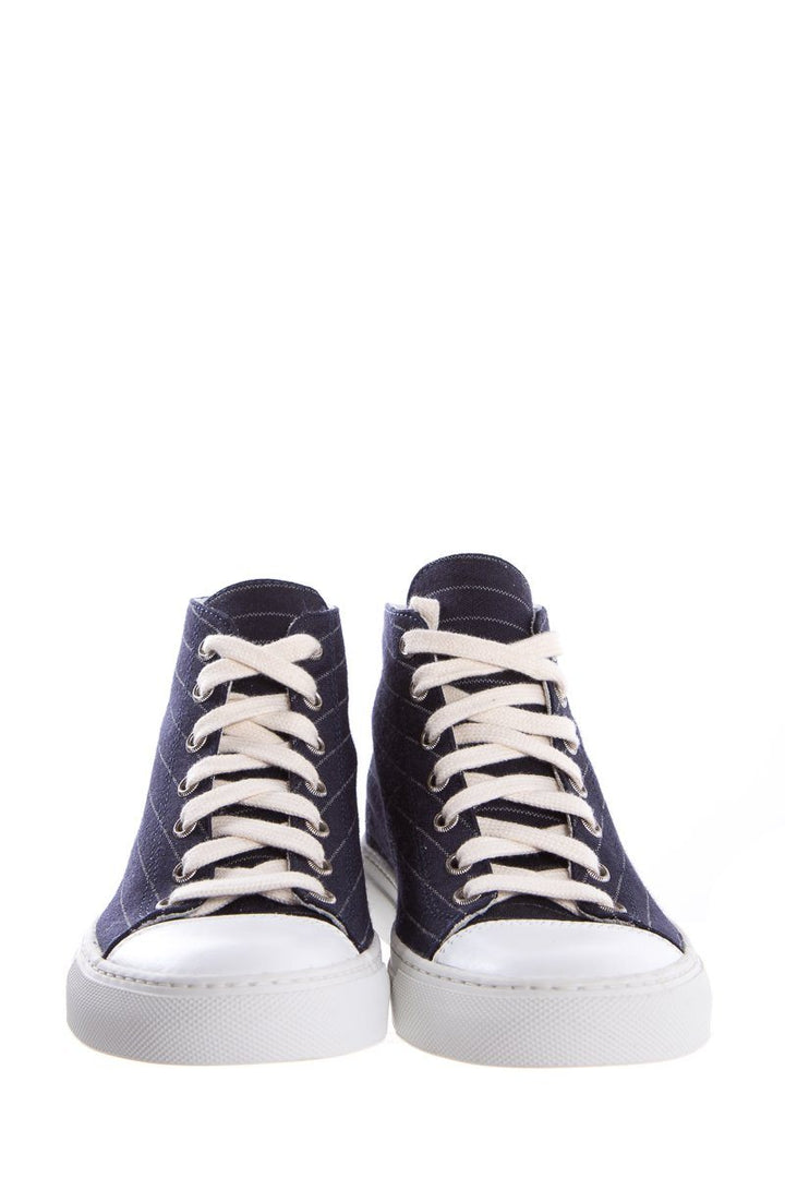 Sofie D'hore Pinstripe Sneakers SZ 7