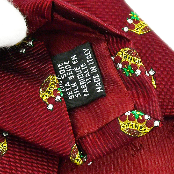 Top Quality Chanel Neck Tie Bordeaux Small New