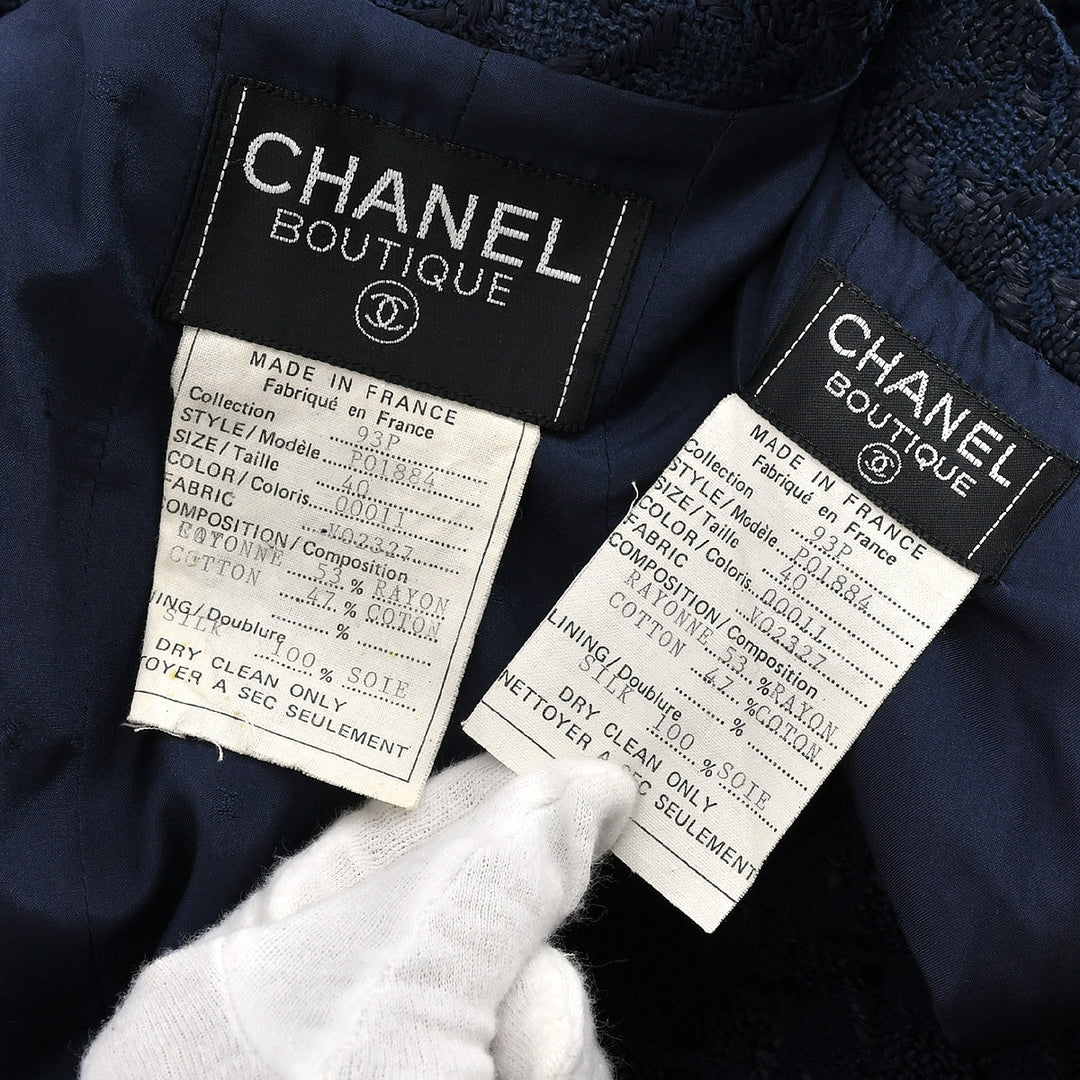 Top Quality Chanel Skirt Navy 93P #44