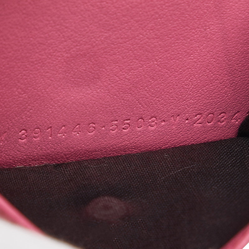 Top Quality Balenciaga Mini Paper Wallet Leather Pink