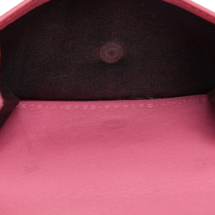 Top Quality Balenciaga Mini Paper Wallet Leather Pink