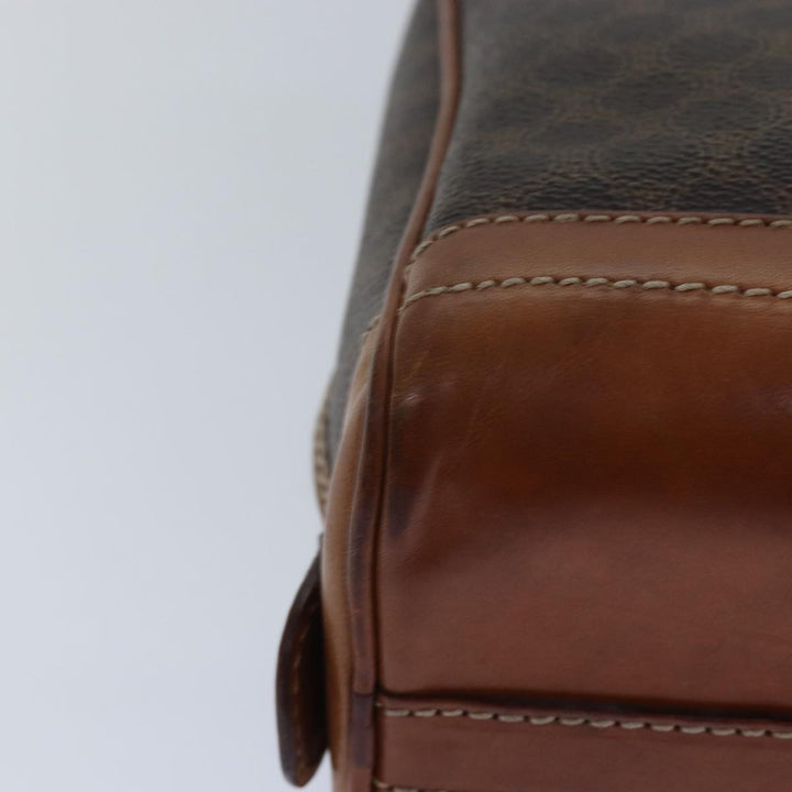 Celine Macadam Canvas Hand Bag Brown Auth 80058