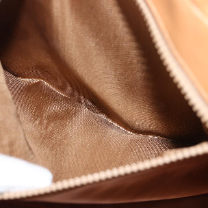 Celine Macadam Canvas Hand Bag Brown Auth 80058
