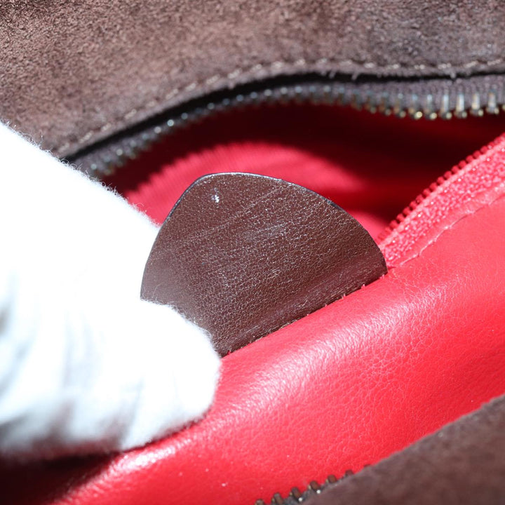 Celine Hand Bag Suede Brown  80059
