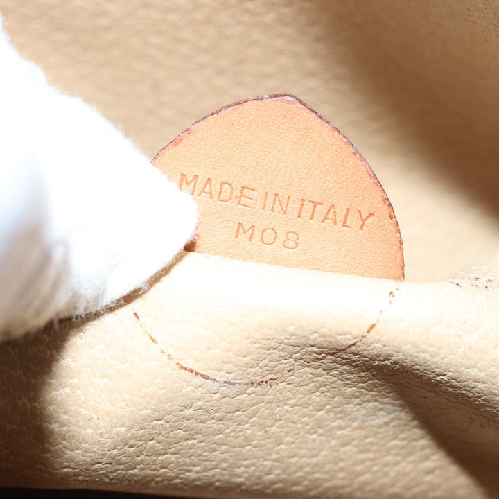 Celine Macadam Canvas Shoulder Bag Beige Auth 80066