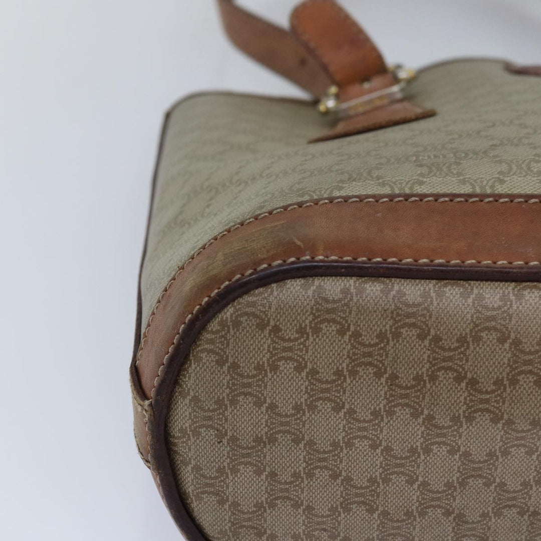 Celine Macadam Canvas  Beige Auth 80067