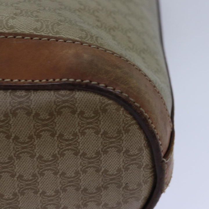 Celine Macadam Canvas  Beige Auth 80067