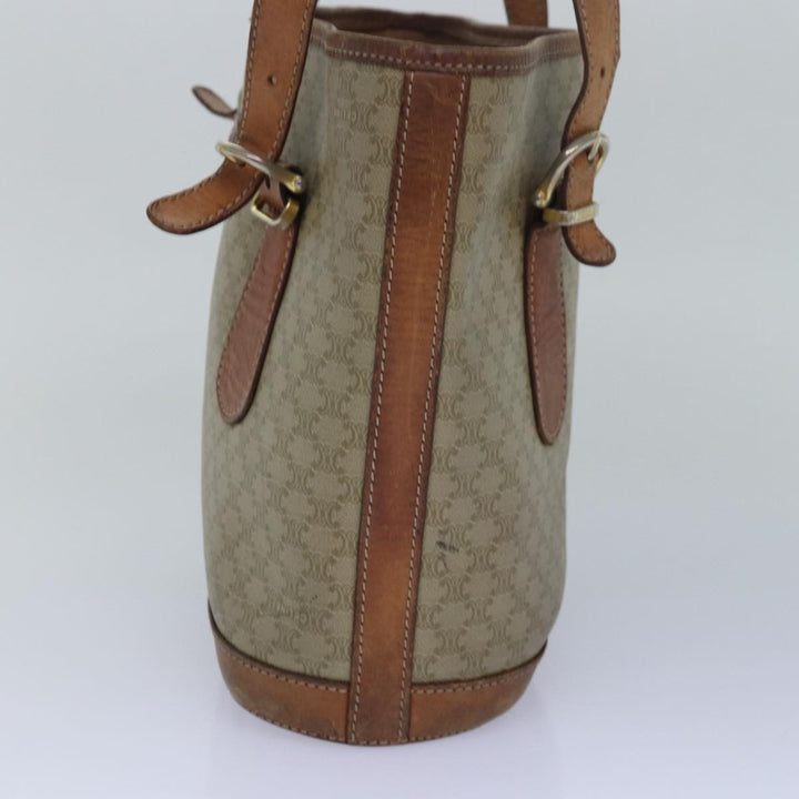Celine Macadam Canvas  Beige Auth 80067
