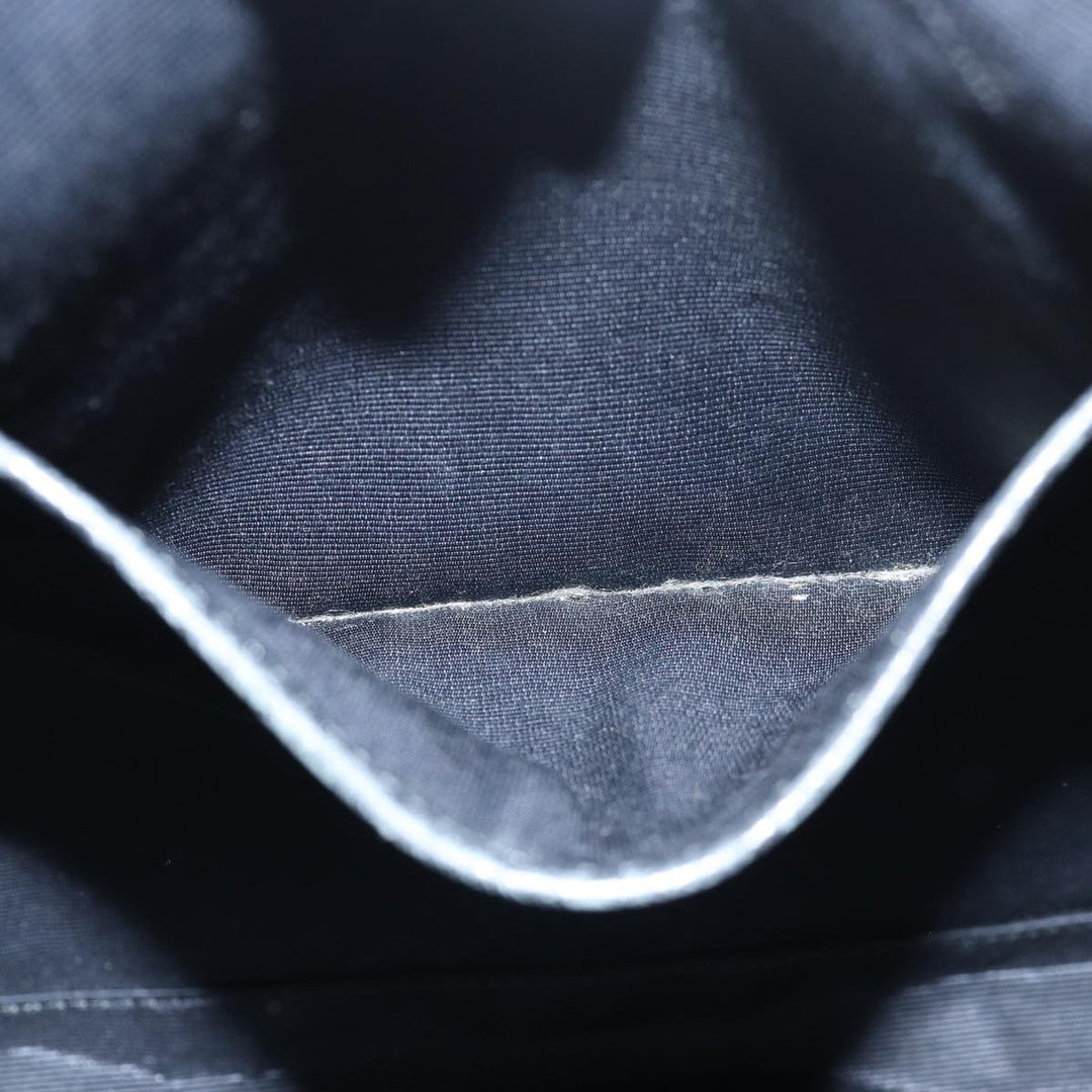 Burberry Nova Check Blue Label Shoulder Bag Nylon Black Auth 80167