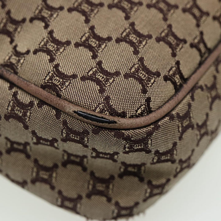 Celine Macadam Canvas Shoulder Bag Brown Auth 80170