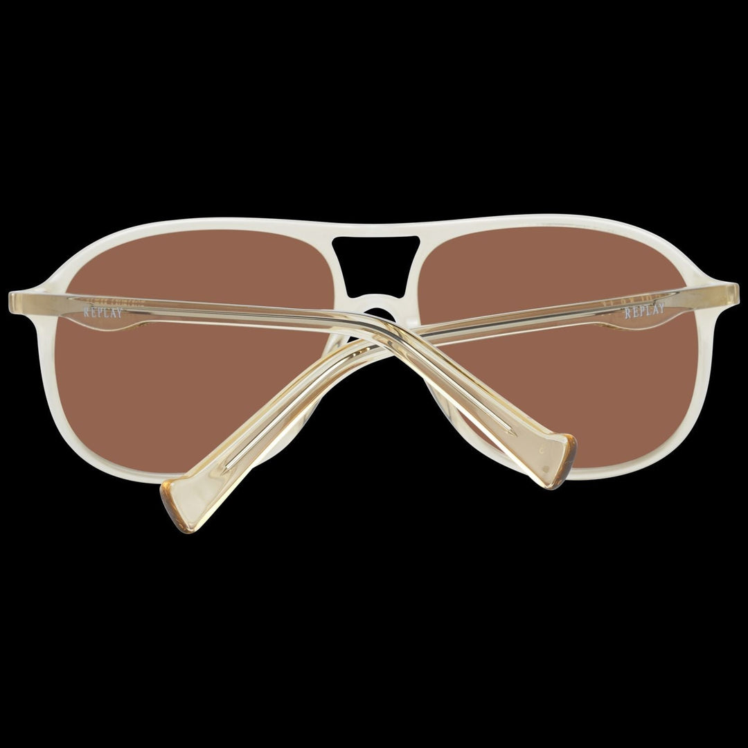 Replay Yellow Men Men's Sunglasses