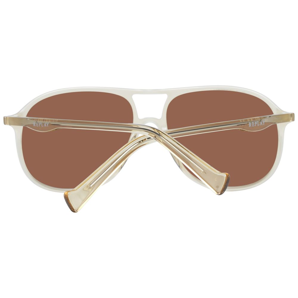 Replay Yellow Men Men's Sunglasses
