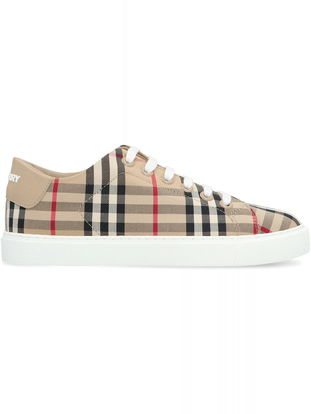 CHECKED MOTIF SNEAKERS