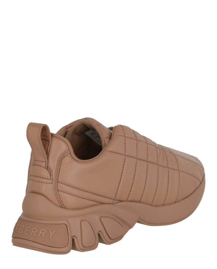 Burberry Womens Quilted Leather Sneakers