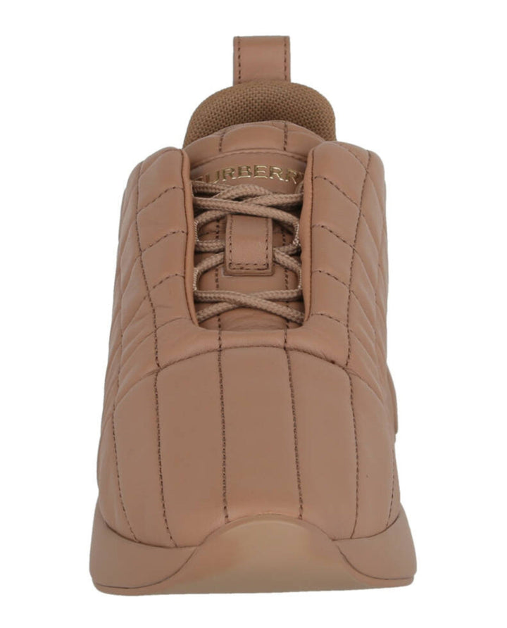 Burberry Womens Quilted Leather Sneakers