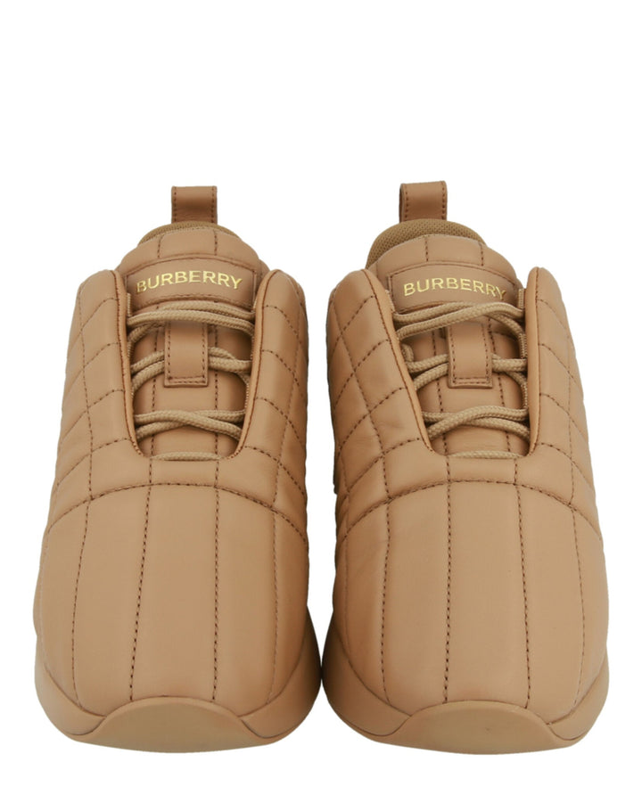 Burberry Womens Quilted Leather Sneakers