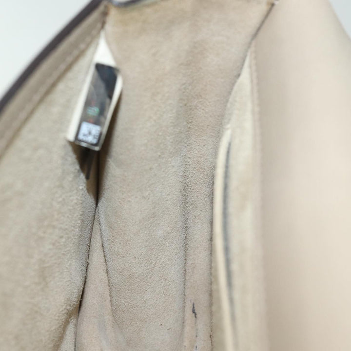 Chloe Nile Hand Bag Leather 2way Beige 80607