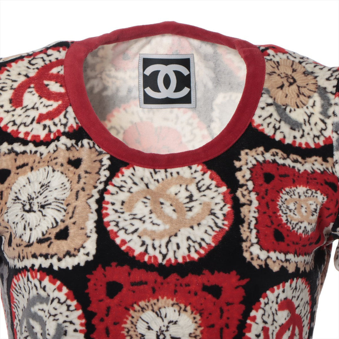 Top Quality Chanel Sports 09P Cotton  Nylon  36  Red √ó Black P35858 Belbet Side Reaper
