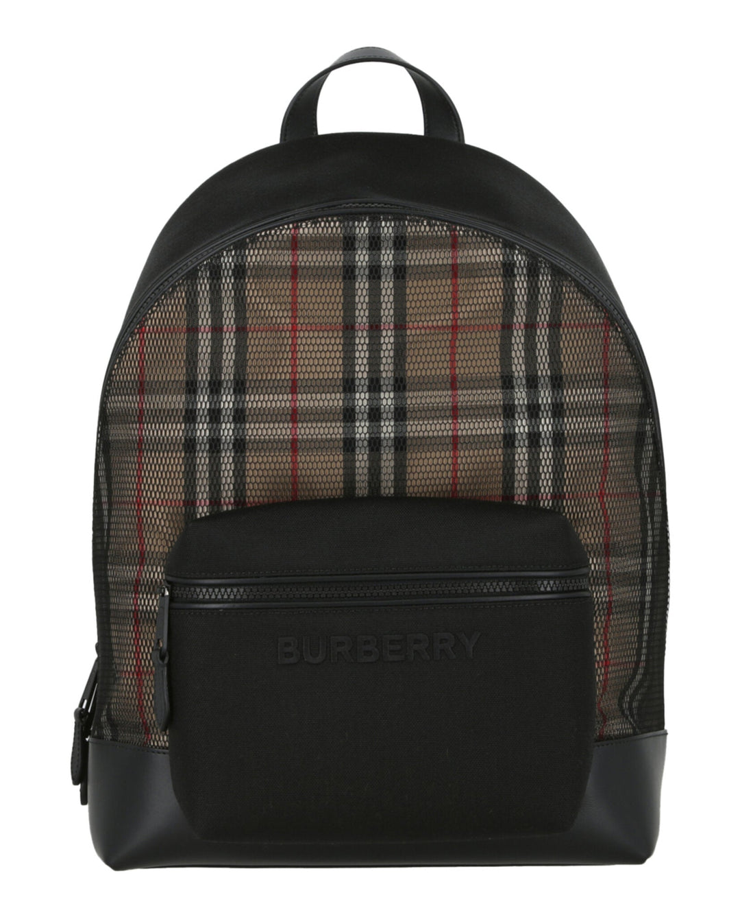 Burberry Mens Nova Check Printed Backpack
